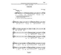 Eriks Esenvalds: I Believe: Mixed Choir: Vocal Score
