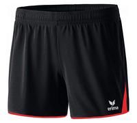 Erima 5-CUBES Women's Shorts without Inner Briefs, Womens, Shorts 5-Cubes ohne Innenslip, black/red, 46 (EU)