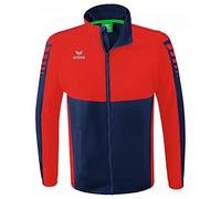 Erima Adult Six Wings Jacket with Detachable Sleeves,New Navy, 4XL