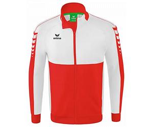 Erima Adult Six Wings Worker Jacket, Red/White, L