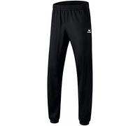 Erima Children's Training Trousers with Cuffs, Polyester Black - Black
