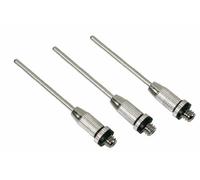 Erima 3-Piece Ball Inflating Needles - Shiny Silver