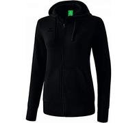 Erima Hooded Sweat Jacket - Black, 38
