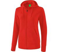Erima Hooded Sweat Jacket - Red, 34