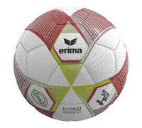 Erima Hybrid Training 2.0 soccer ball (7192602), metallic red/silver/lime, 4