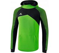Erima Kids Premium One 2.0 Hoody - Green/Black/White, Size 152