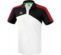 Erima Kids Premium One 2.0 Polo-shirt - White/Black/Red/Yellow, Size 128