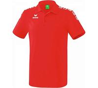 Erima Men Essential 5-C Polo Shirt - Red/White, 2X-Large
