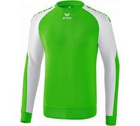 Erima Men Essential 5-C Sweat Shirt - Green/White, 2X-Large