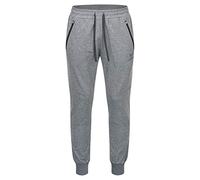 Erima Men Essential Sweatpants - Light Grey Marl/Black, 2X-Large