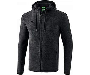 Erima Men Fleece Jacket - Black Marl, Medium