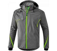 Erima Men Outdoor Basics Softshell Jacket Function - grey marl/green gecko, XL