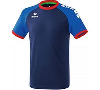 Erima Men Zenari 3.0 Jersey Shirt - New Navy/New Royal/Red, Small