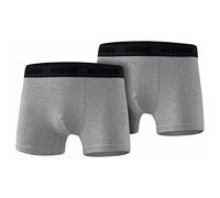 Erima Men's 2-Pack Basic Boxer Shorts, grey melange, M