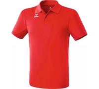 Erima Men's Casual Basics Functional Polo Shirt - Red, Medium