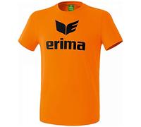 Erima Men's Casual Basics Promo T-Shirt - Orange, Large