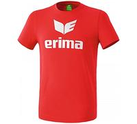 Erima Men's Casual Basics Promo T-Shirt - Red, Large