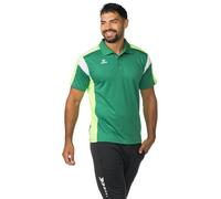 Erima Men's Celebrate 125 Functional Polo (1112503), Emerald/Green Gecko, M