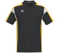 Erima Men's Celebrate 125 Functional Polo Shirt (Pack of 1) Black/Yellow