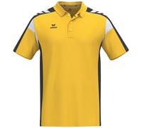 Erima Men's Celebrate 125 Functional Polo Shirt (Pack of 1) Yellow/Black