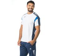 Erima Men's Celebrate 125 Functional T-Shirt (1082509), White/New Navy, S