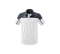 Erima Men's „Change Polo Shirt, White/Slate Grey/Black, L