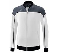 Erima Men's Change Functional Presentation Jacket, White/Slate Grey/Black, S