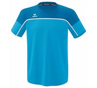 Erima Men's „Change Functional T-Shirt, Curacao/Mykonos/White, L