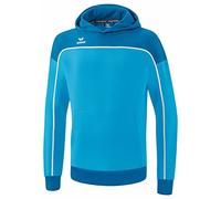 Erima Men's „CHANGE hooded sweatshirt, curacao/mykonos/white, 3XL