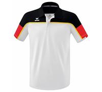 Erima Men's „Change Polo Shirt, White/Black/red, M