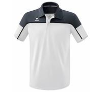 Erima Men's „Change Polo Shirt, White/Slate Grey/Black, L