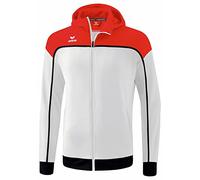Erima Men's Change Training Jacket with Hood, White/Red/Black, L