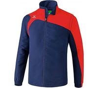 Erima Men's Club 1900 2.0 Jacket with Detachable Sleeves - New Navy/Red, 2X-Large
