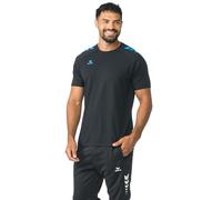 Erima Men's CMPT 3 Wings T-Shirt (2082552), Black/Curacao, M