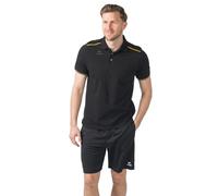 Erima Men's CMPT Pique Polo Shirt (2112512), Black/Yellow, XL