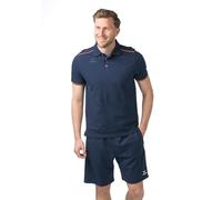 Erima Men's CMPT Pique Polo Shirt (2112517), Navy/Orange, XXL