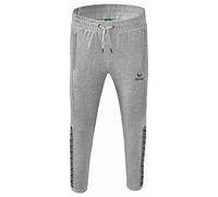 Erima Men's Essential Team Sweatpants, Light Grey Marl, XXL