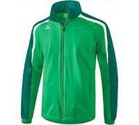 Erima Men's Liga Line 2.0 All-weather Jacket - Smaragd/Evergreen/White, Medium