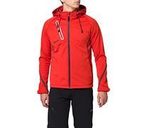 Erima Men's Outdoor Basics Softshell Function Jacket - Carmine/Anthracite, X-Large arge arge arge arge arge