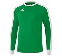 Erima Men's Retro Star Jersey Long Sleeve Emerald/White