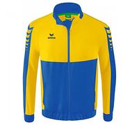 Erima Men's Six Wings Presentation Jacket, New Royal/Yellow, M