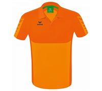 Erima Men's Six Wings Sport Polo, New Orange, M