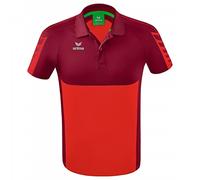 Erima Men's Six Wings Sport Polo, Red/Bordeaux, M