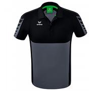 Erima Men's Six Wings Sport Polo, Slate Grey, 3XL