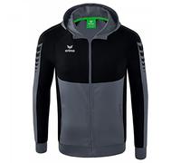 Erima Men's Six Wings Training Jacket with Hood, Slate Grey, XXL