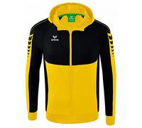 Erima Men's Six Wings Training Jacket with Hood, Yellow, S