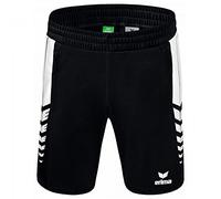 Erima Men's Six Wings Worker Casual Shorts, Black/White, S