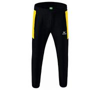Erima Men's Team Presentation Pants, Black/Yellow, S