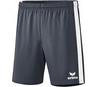 Erima Retro Star Unisex Shorts, Unisex_Adult, Shorts, 3152109, Slate Grey/White, 164 (EU)