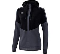 Erima Squad Hoody - Black/Slate Grey, 40